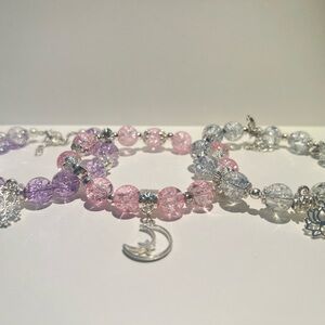 Elegant Glass Bead Bracelets